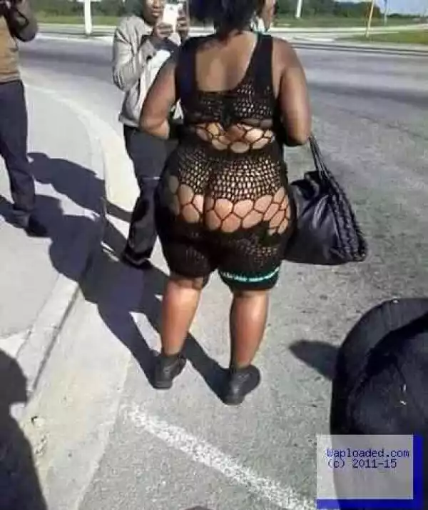 People Of South Africa Happily Take Photos Of Woman Who Steps Out In See-through Dress [See Pic]